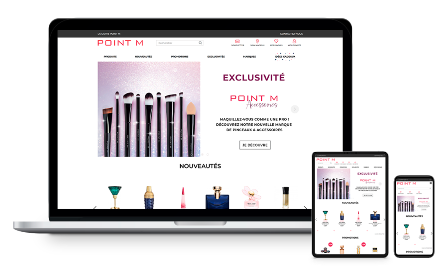 Point M Tunisie , création site e-commerce Tunisie, - Web2code
